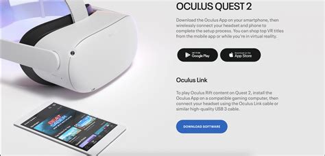 Experience VR's best games with improved optics, tracking, and ergonomics. . Oculus software download